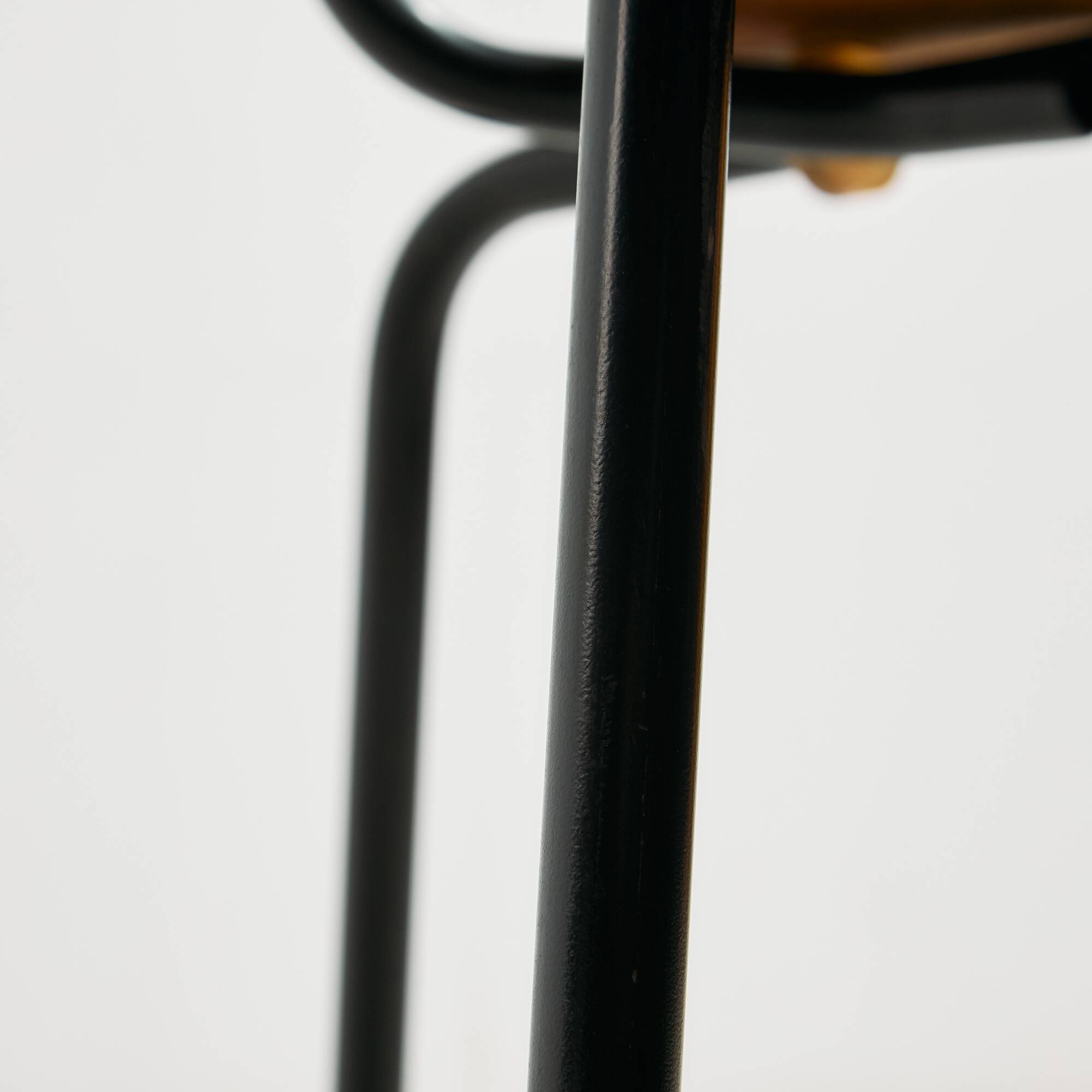 Teak chair with writing tablet