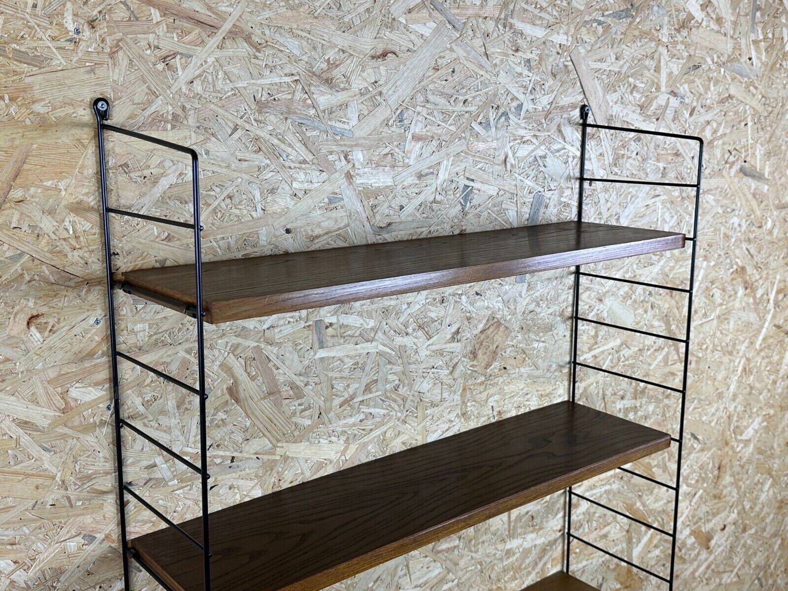 60s 70s oak string shelf module by Kajsa & Nils "Nisse" Strinning Sweden