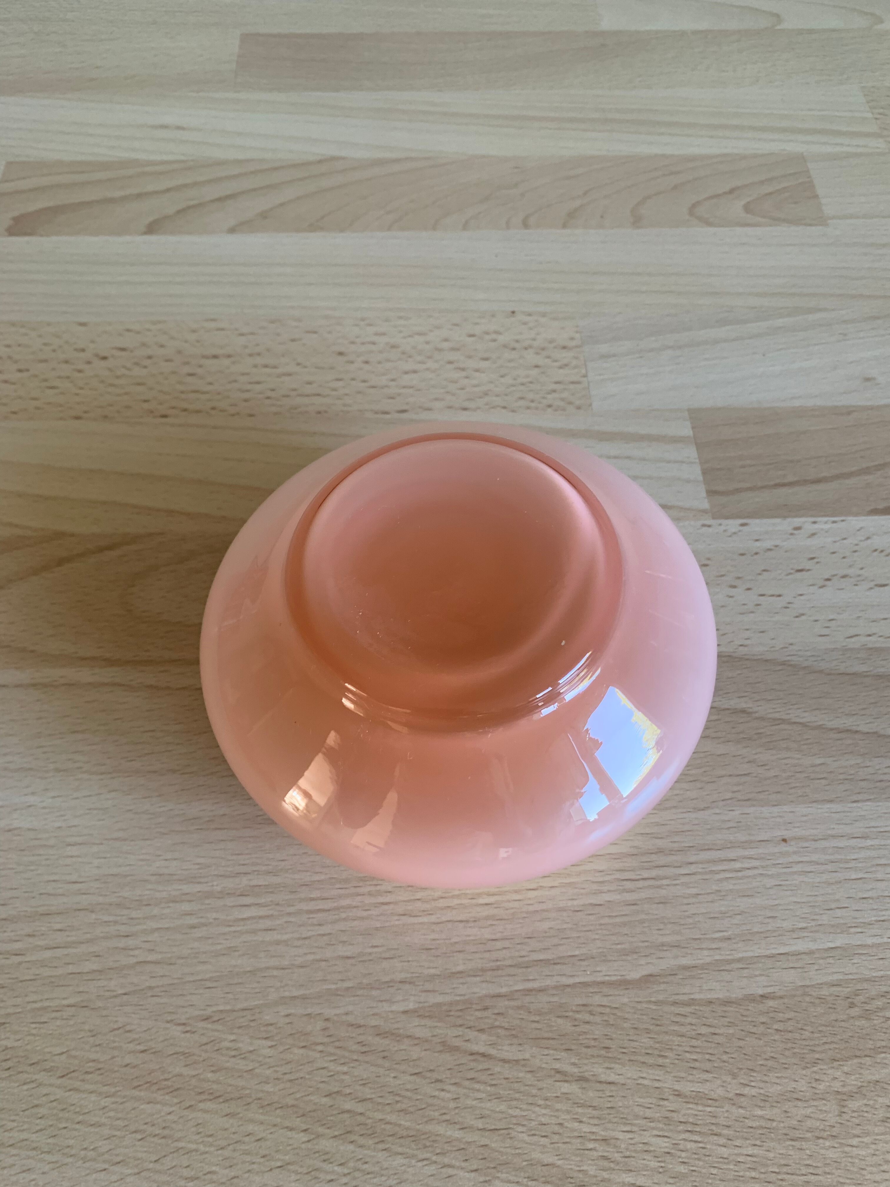 Vintage opaline glass ashtray