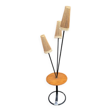 Three-light floor lamp, France 1960-70