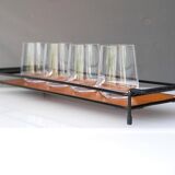 Mid-Century Modern Teak Tray: Scandinavian String Tray by NYBRO, Sweden