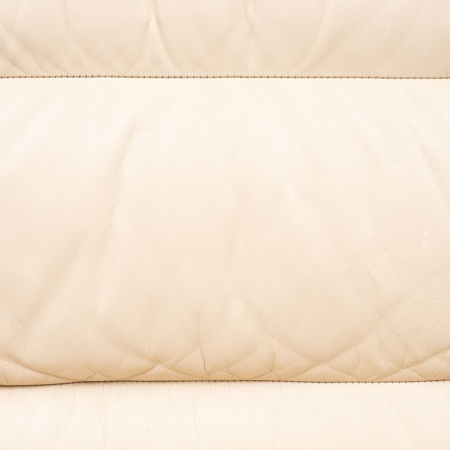Two-seater sofa, vintage, leather, Musterring edition Germany