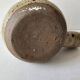 Ceramic stoneware milk jug with spout and signed Corsican pictogram