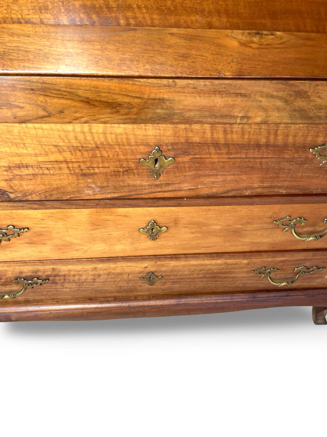 Antique Italian secrétaire in solid walnut, 1920s/1930s.