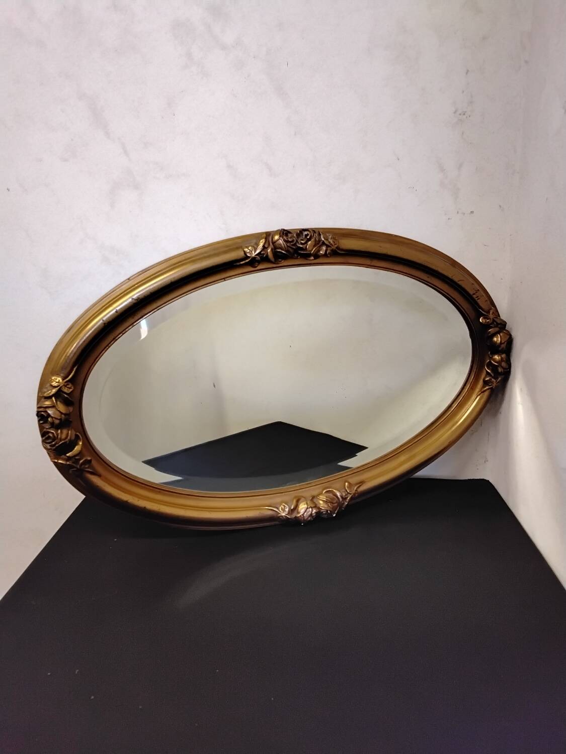 Antique oval mirrors