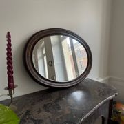 Syla vintage oval mirror