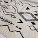 Tapis marocain en laine berbère 237 x 140cm