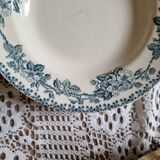 Duo of iron earthenware soup plates