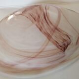 Brown marbled glass suspension lamp