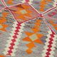 Turkish Handwoven Vintage Herki Kilim 92 cm x 365 cm