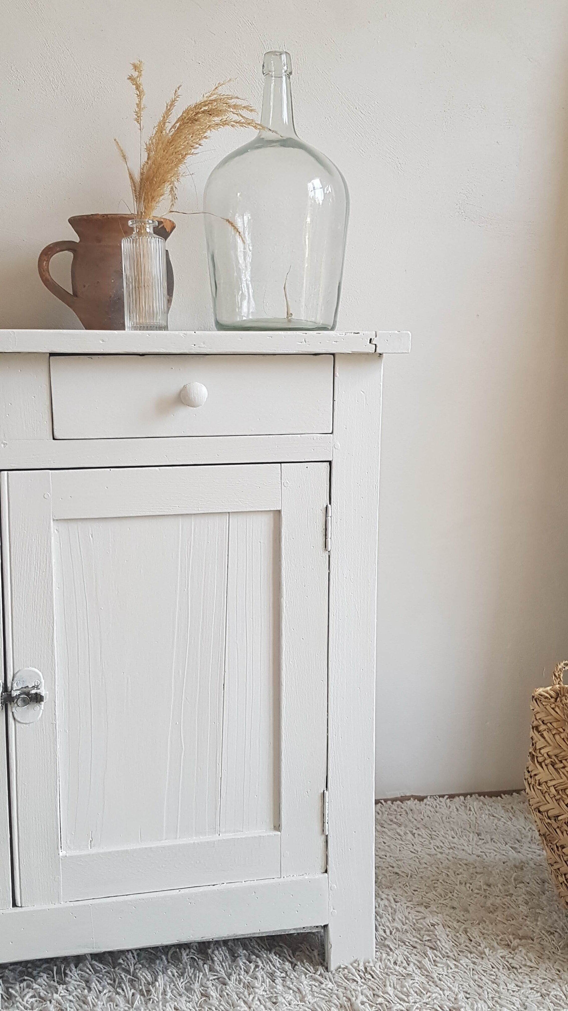 Old White Parisian Buffet