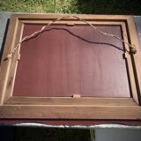 1940s smoked mirror with glazing bars