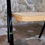 Series of 4 cane chairs by Giorgio Cattelan for Cidue,