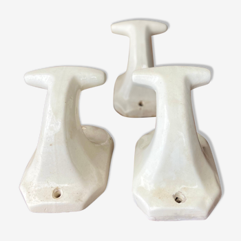 Porcelain Hook Trio