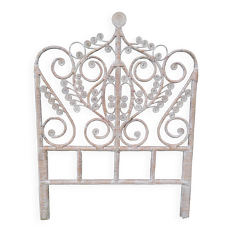 Rattan headboard