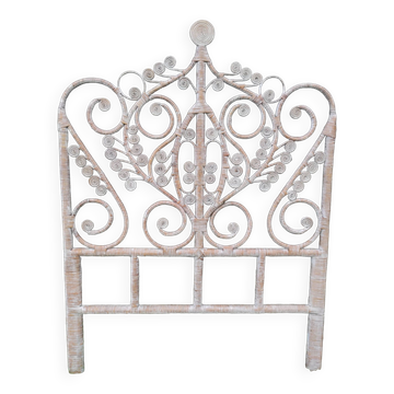 Rattan headboard