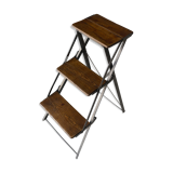 Old wood and metal stepladder