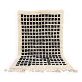Tapis en laine pure fait main artisanale traditionnelle taille 2/3 m