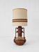 Vintage Fat Lava ceramic lamp – 70s retro lamp with shade