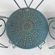 Ensemble de 4 chaises de jardin vintage en acier