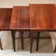 Table basse gigogne palissandre  design scandinave