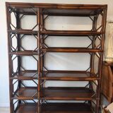 Rattan bookshelf