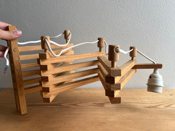 Applique ciseaux scandinave vintage