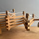 Vintage Scandinavian scissors wall light