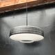 Vintage glass pendant light