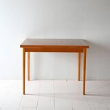 Scandinavian rectangular teak and formica table