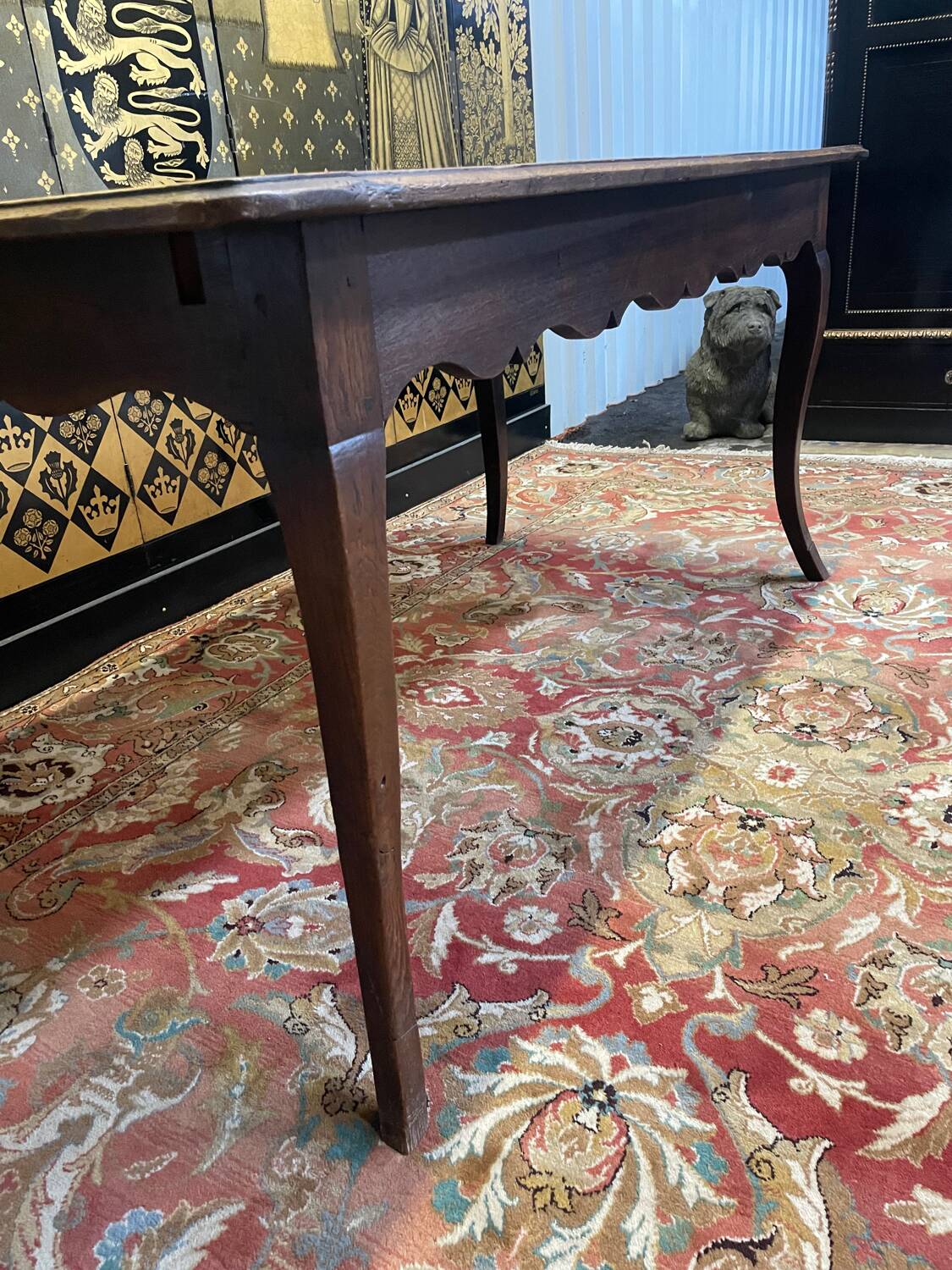 Louis XV farmhouse dining table + 2 extensions