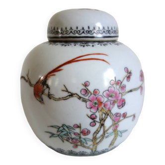 Pot à thé/Gingembre Famille Rose, Mun Shou Rose longevity