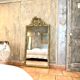 Antique gilded mirror Napoleon III