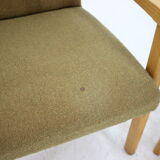 1960s Pair of Beech Armchairs, Czechoslovakia