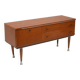 Vintage low teak sideboard 1960s