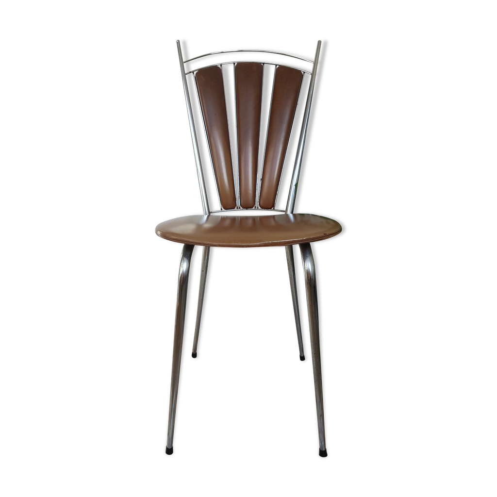 Chaise Soudex vinyle années 70 | Selency
