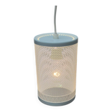 Minimalist perforated metal pendant lamp by Orno, Finland.