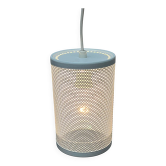 Minimalist perforated metal pendant lamp by Orno, Finland.