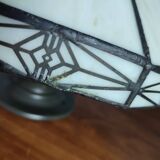 Set of two vintage tiffany style ceiling lights