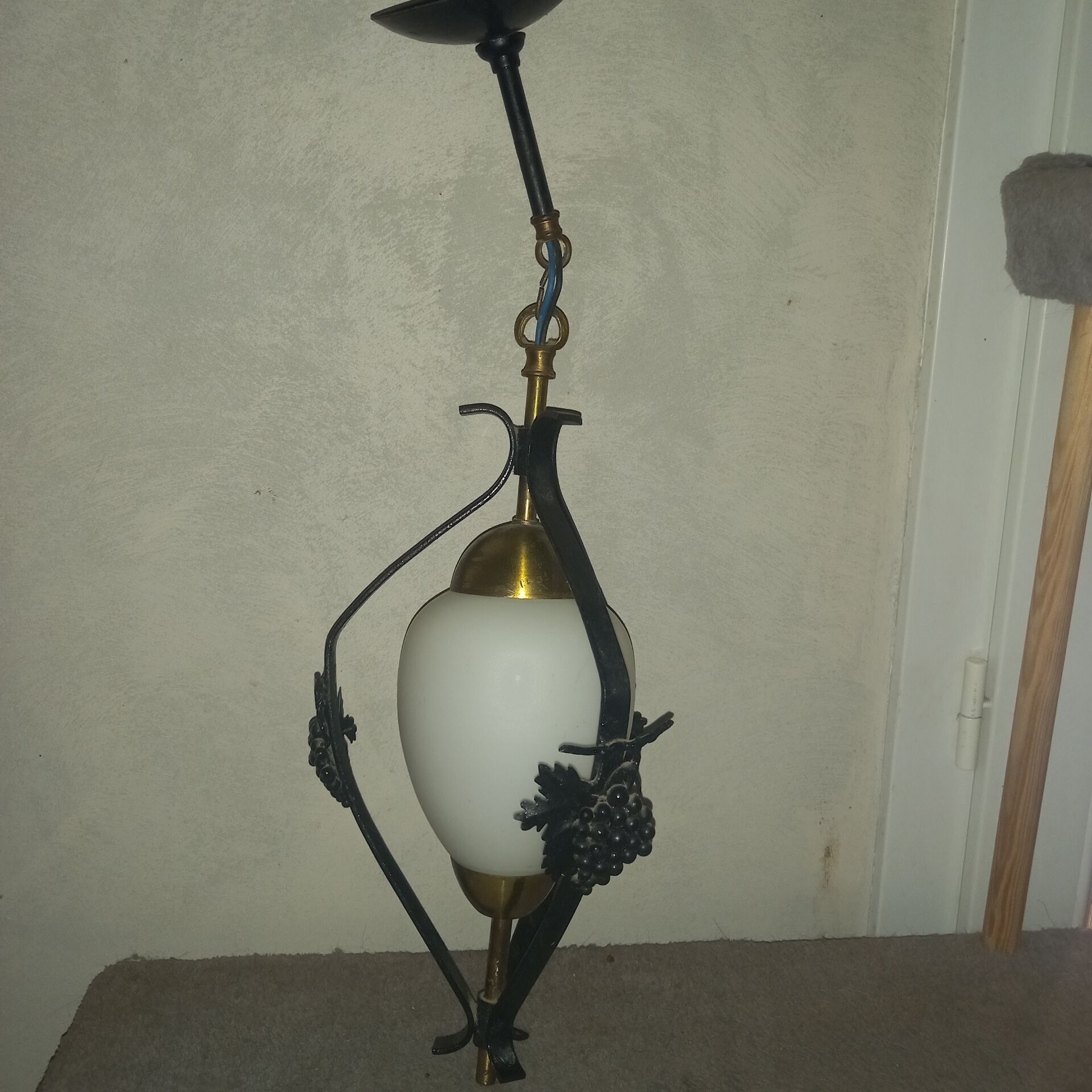 Wrought iron chandelier