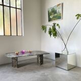 6 pop pink glass cups