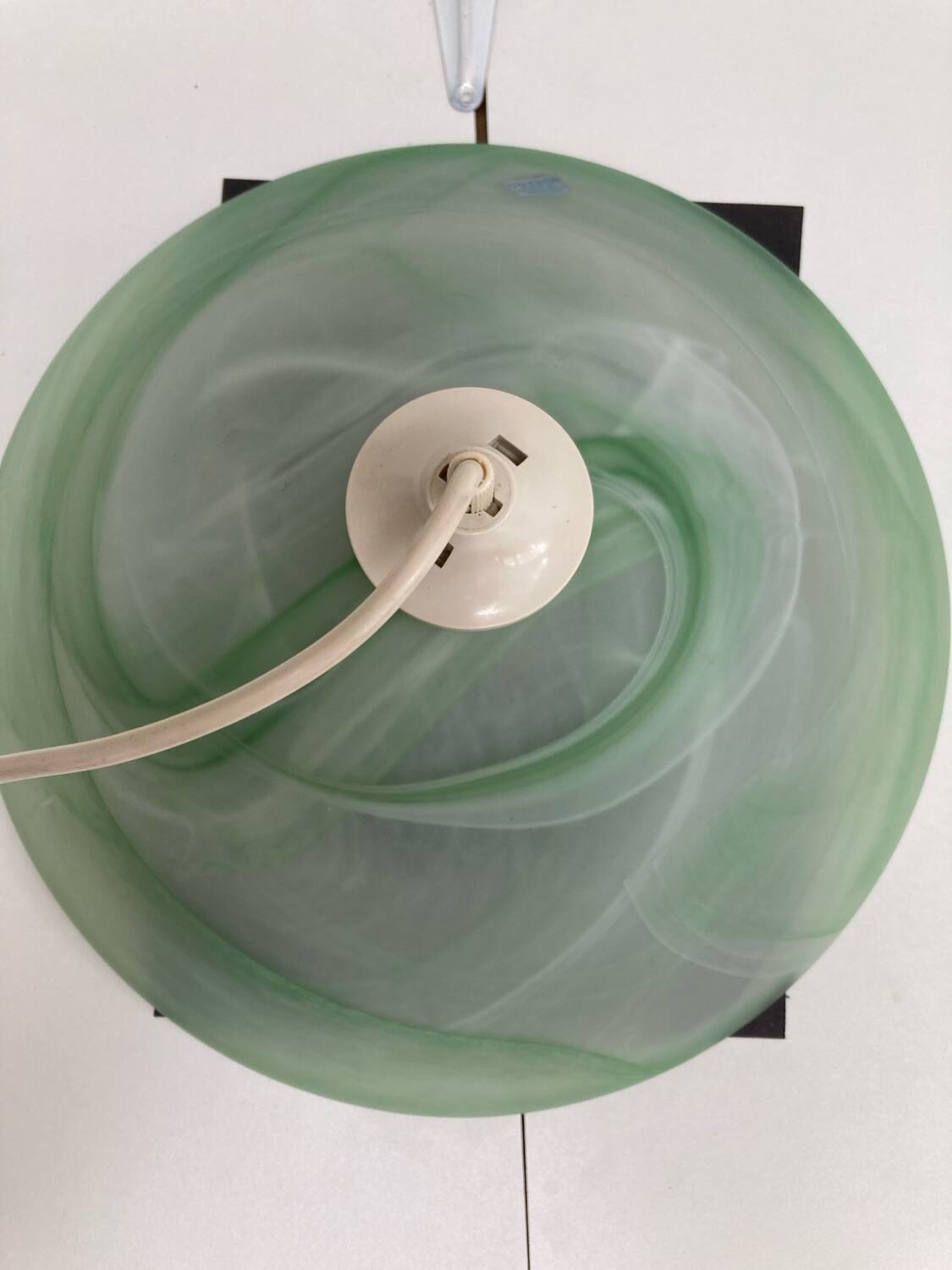 Vintage 80's murano glass pendant light