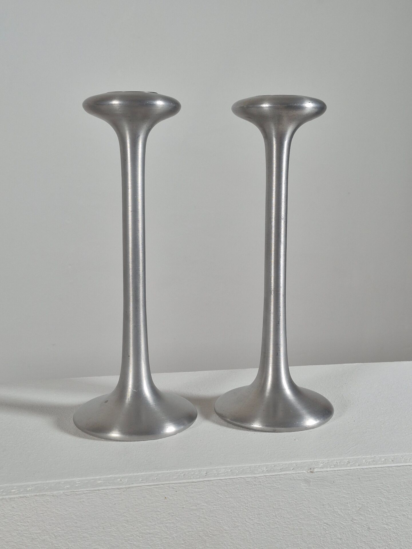 Vintage pair of postmodern candlesticks by Carl Österjam Ikea