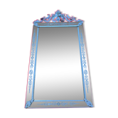 Large murano venice fireplace mirror 1930