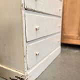 Old 4-drawer chest of drawers, original patina