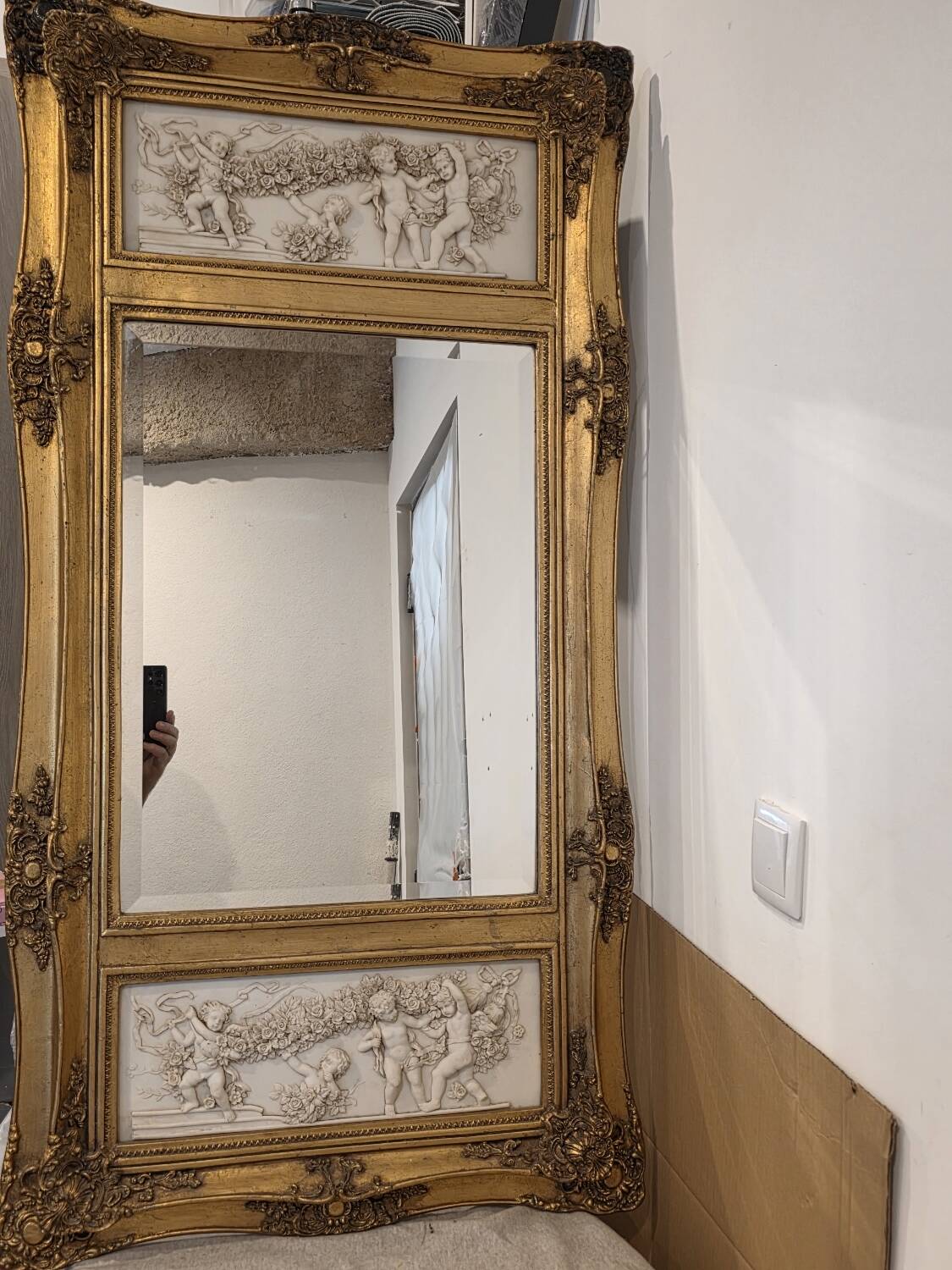 Large Trumeau Mirror