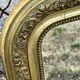 Louis-Philippe mirror with gold leaf, mercury glass 65x51cm