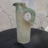 Broc zoomorphe en terre cuite vintage, Jean Claude Monange