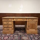 Classic English Teak Wood Desk