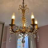 Crystal tassel chandelier